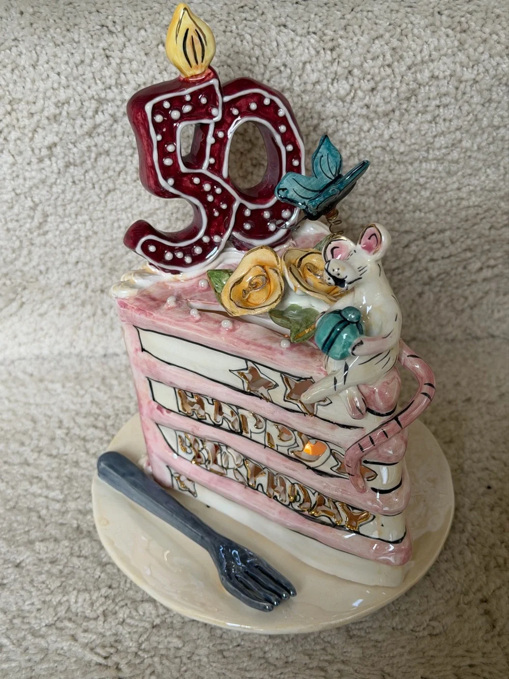 Heather Goldminc 50th Birthday Tealight Decor